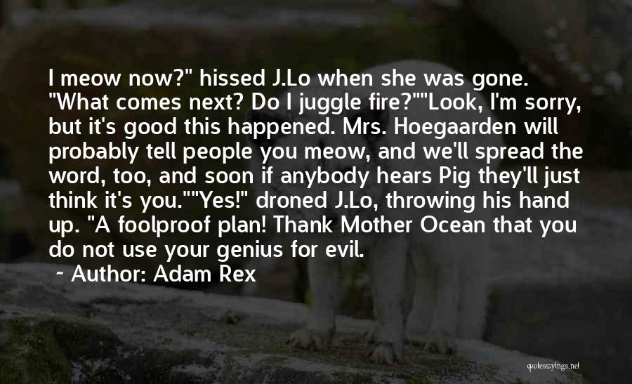 A Word Sorry Quotes By Adam Rex