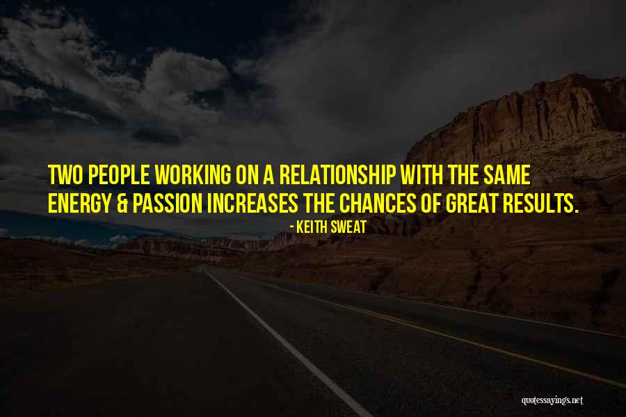 A Working Relationship Quotes By Keith Sweat