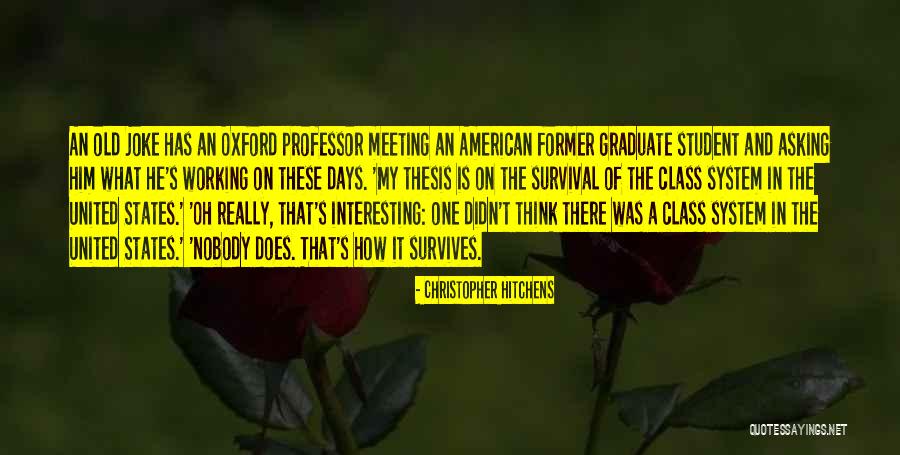 A Working Student Quotes By Christopher Hitchens