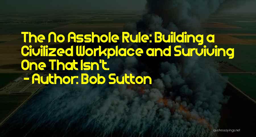 A Workplace Quotes By Bob Sutton