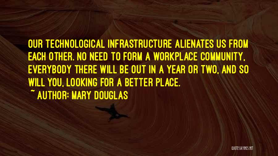 A Workplace Quotes By Mary Douglas