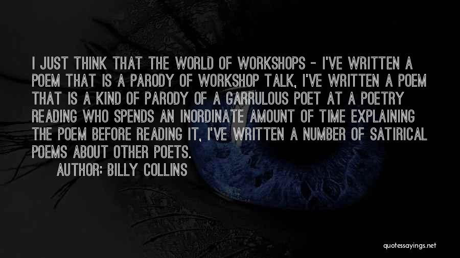 A Workshop Quotes By Billy Collins