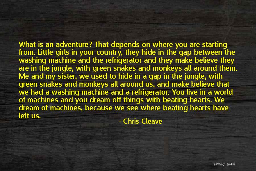A World Of Make Believe Quotes By Chris Cleave A World Of Make Believe Quotes By Chris Cleave