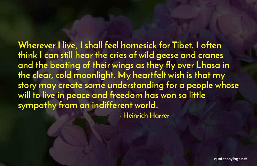 A World Of Peace Quotes By Heinrich Harrer A World Of Peace Quotes By Heinrich Harrer