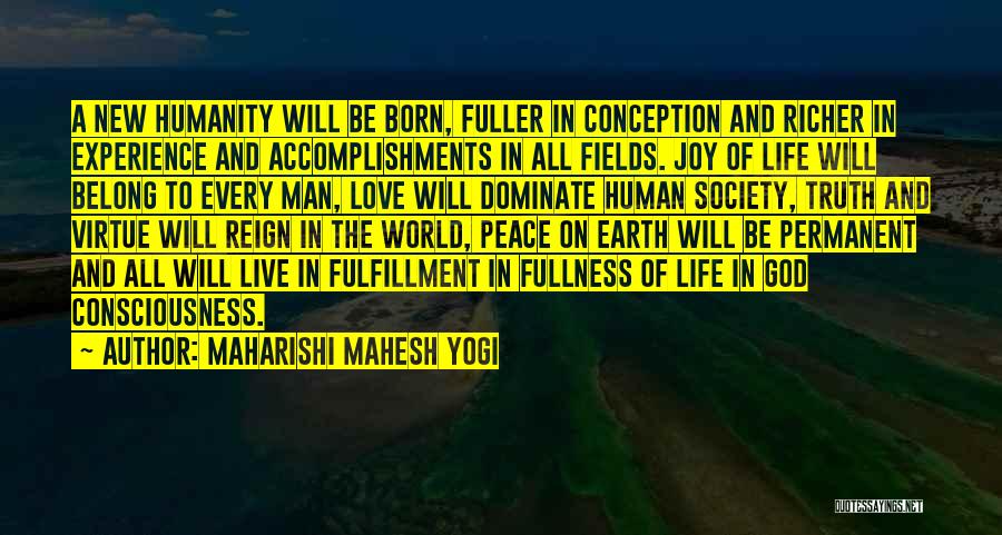 A World Of Peace Quotes By Maharishi Mahesh Yogi