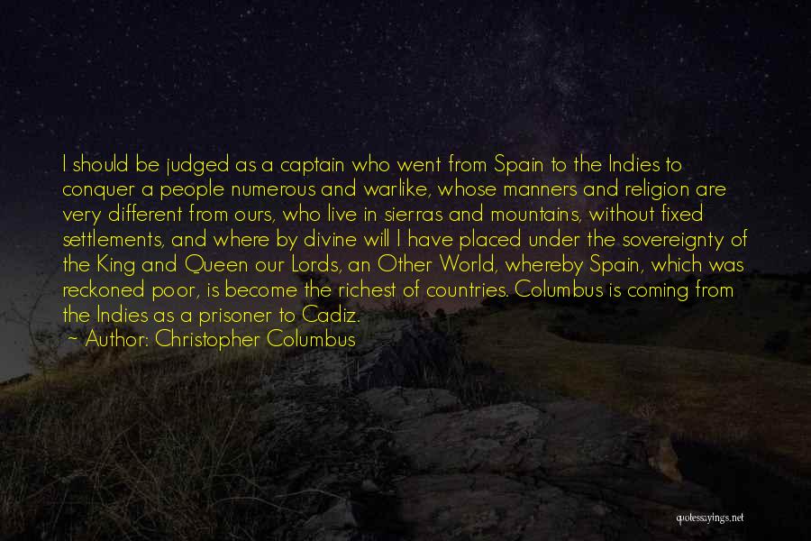 A World Without Religion Quotes By Christopher Columbus