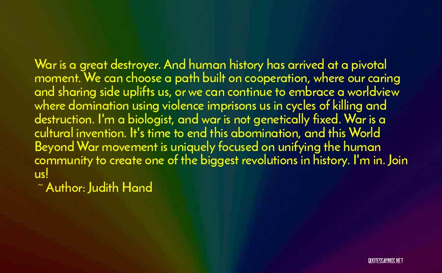 A Worldview Quotes By Judith Hand