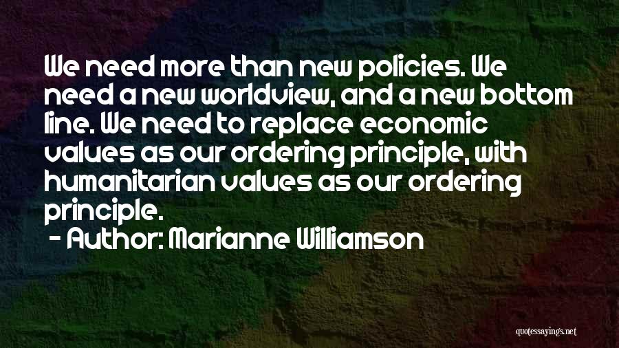 A Worldview Quotes By Marianne Williamson