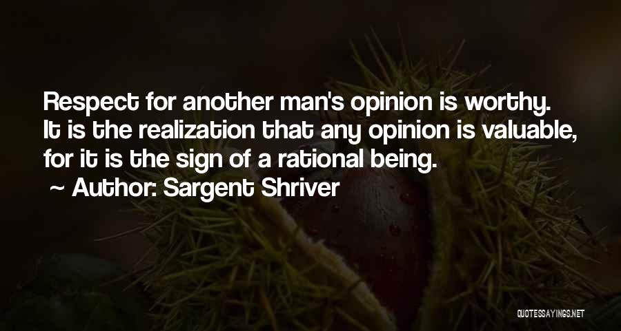 A Worthy Man Quotes By Sargent Shriver