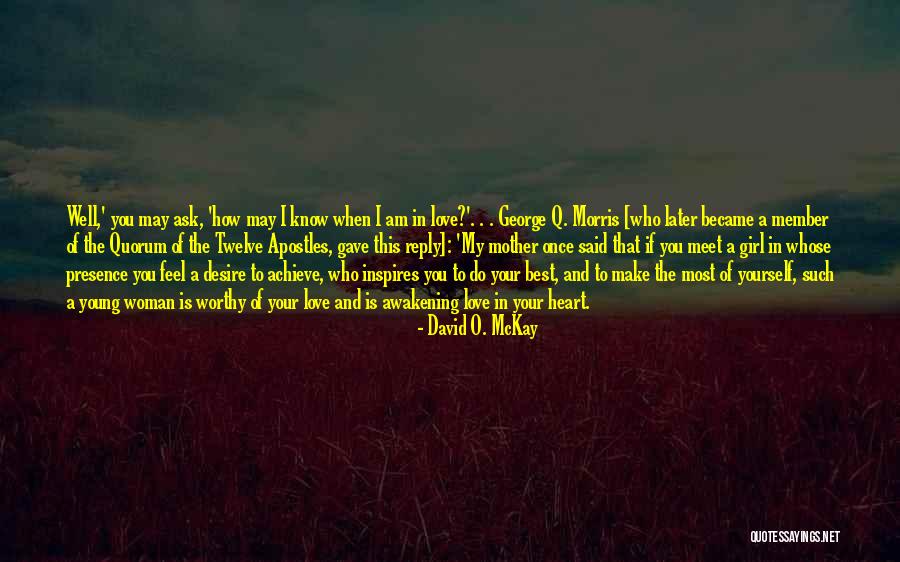 A Worthy Woman Quotes By David O. McKay