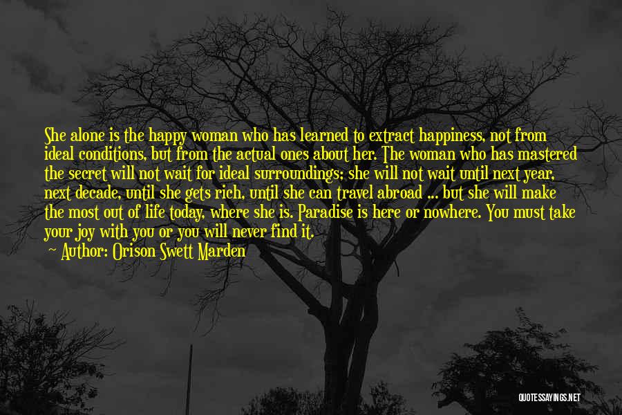 A Year Abroad Quotes By Orison Swett Marden