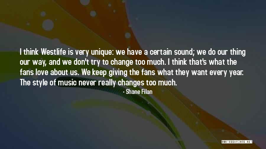 A Year Of Change Quotes By Shane Filan