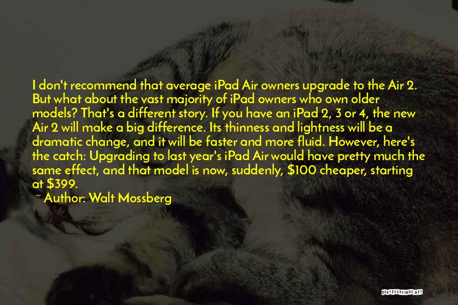 A Year Of Change Quotes By Walt Mossberg