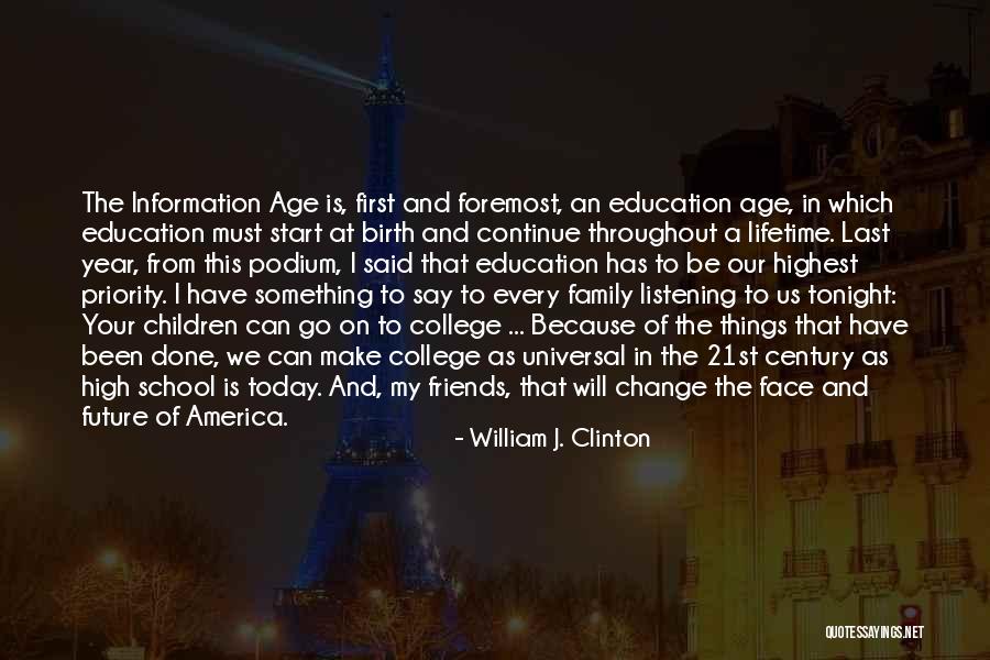 A Year Of Change Quotes By William J. Clinton