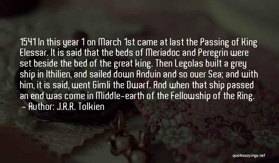 A Year Passing Quotes By J.R.R. Tolkien