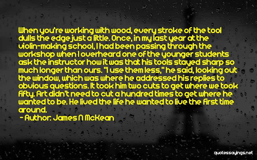 A Year Passing Quotes By James N McKean