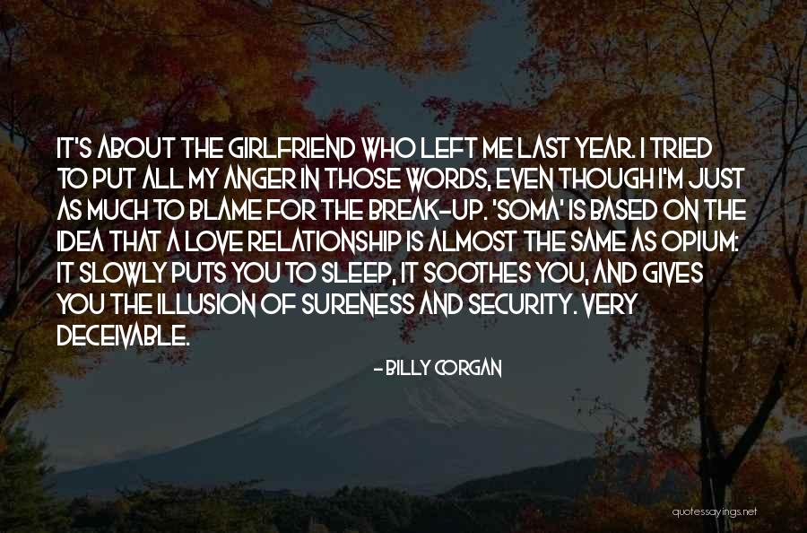 A Year Relationship Quotes By Billy Corgan