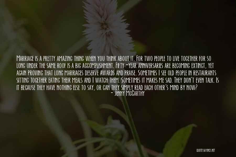 A Year Together Quotes By Jenny McCarthy A Year Together Quotes By Jenny McCarthy