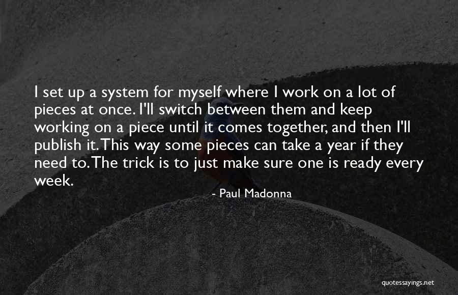 A Year Together Quotes By Paul Madonna A Year Together Quotes By Paul Madonna