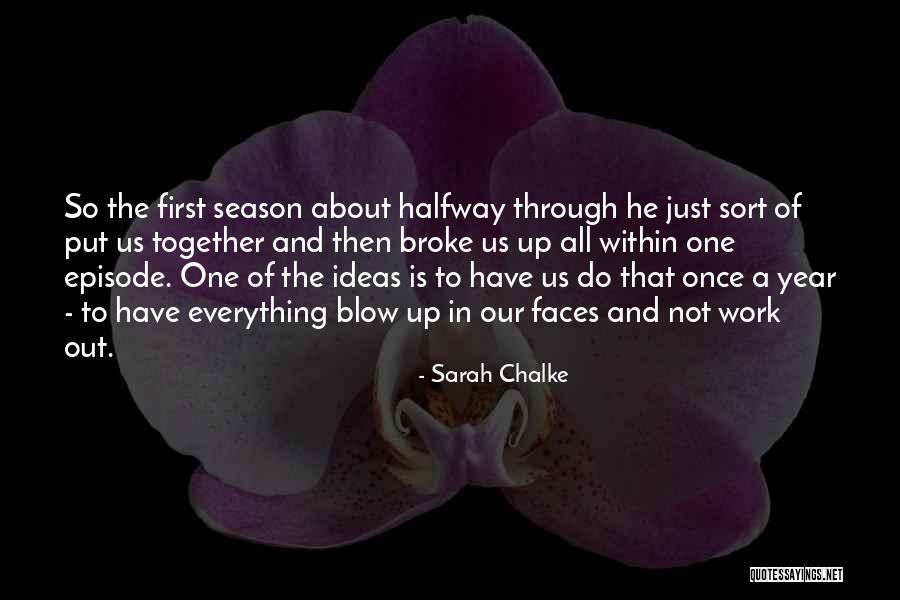 A Year Together Quotes By Sarah Chalke A Year Together Quotes By Sarah Chalke