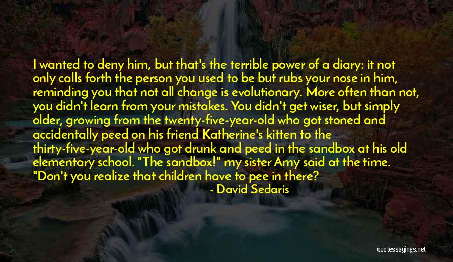 A Year's Time Quotes By David Sedaris