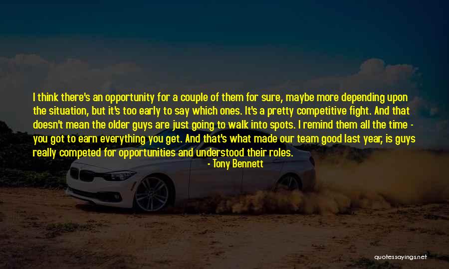 A Year's Time Quotes By Tony Bennett