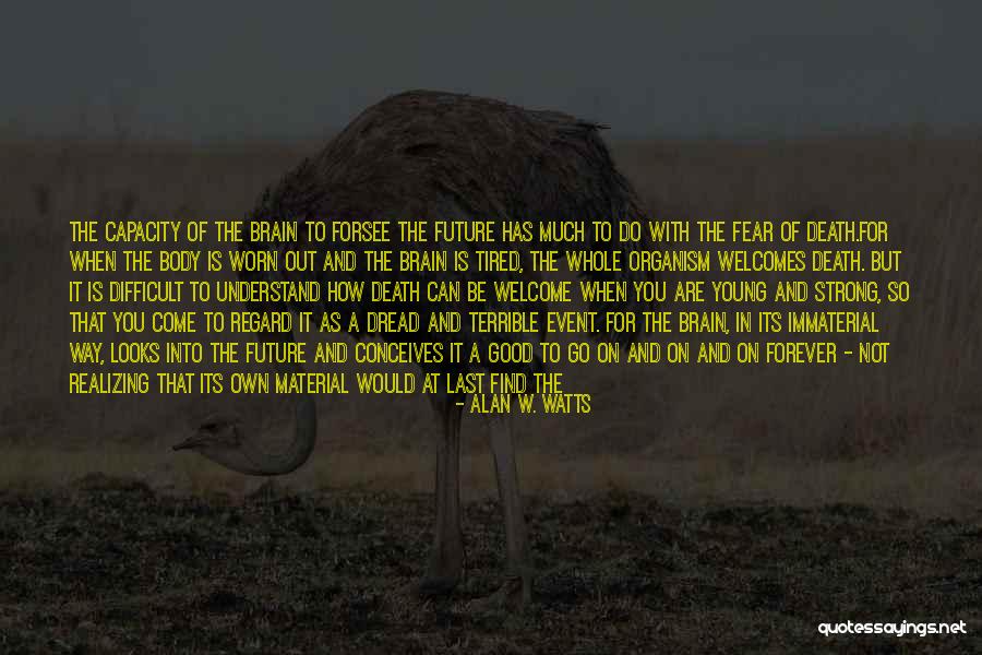 A Young Death Quotes By Alan W. Watts