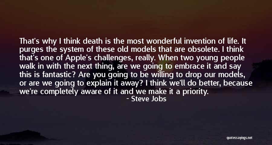 A Young Death Quotes By Steve Jobs