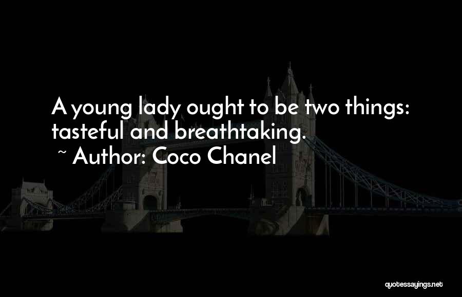 A Young Lady Quotes By Coco Chanel