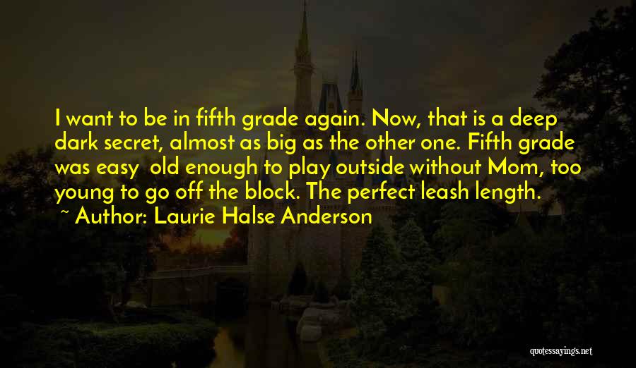 A Young Mom Quotes By Laurie Halse Anderson