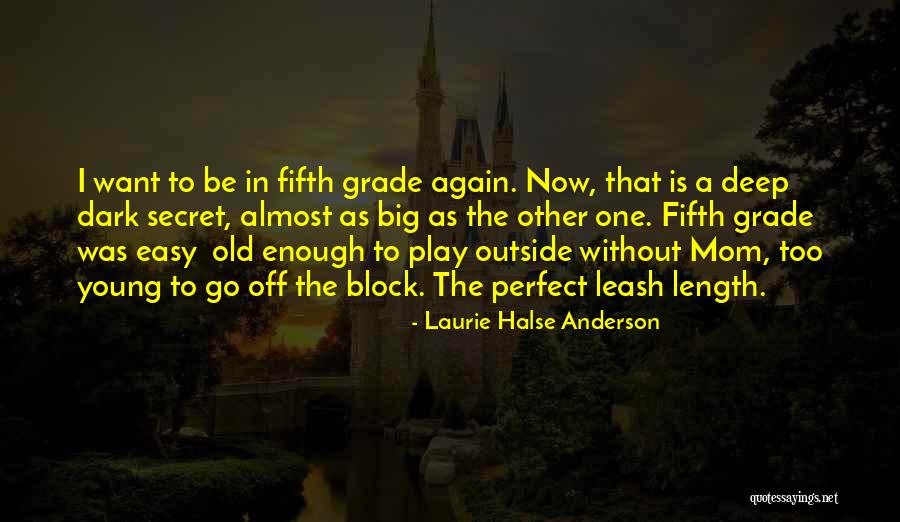 A Young Mom Quotes By Laurie Halse Anderson