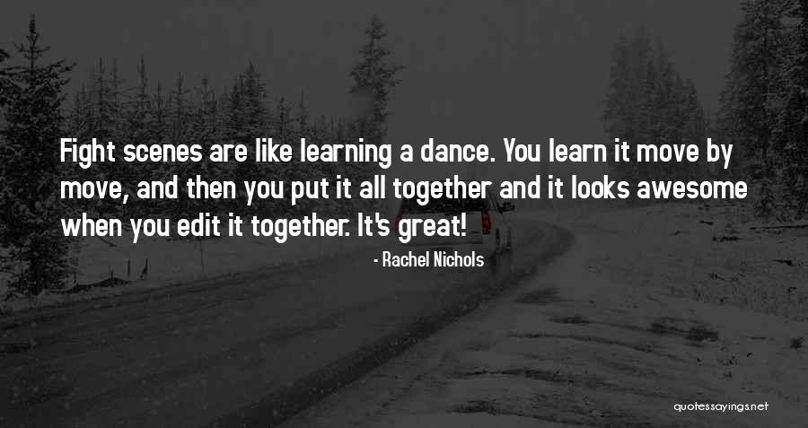 A70 Quotes By Rachel Nichols A70 Quotes By Rachel Nichols