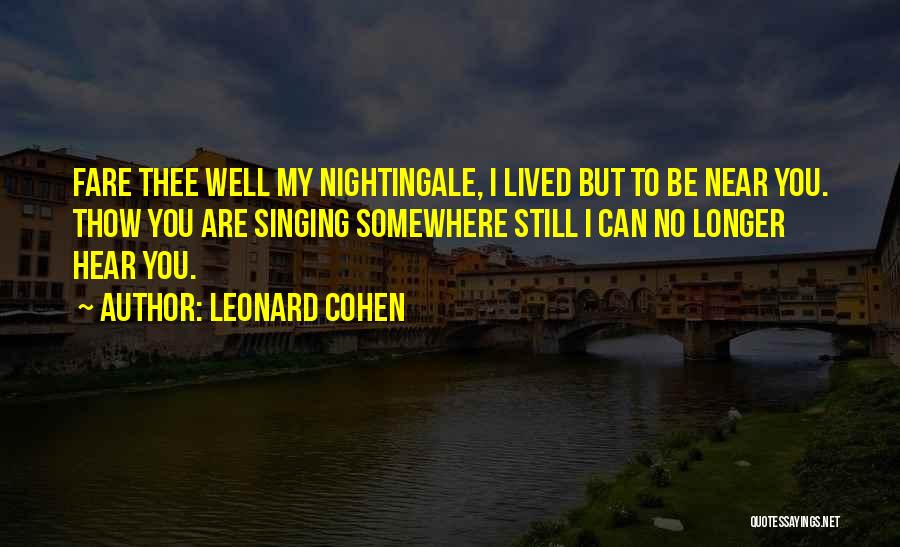 A9g 77 Quotes By Leonard Cohen