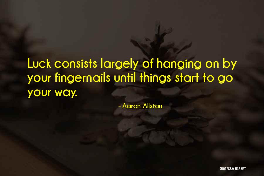 Aaron Allston Quotes 228594