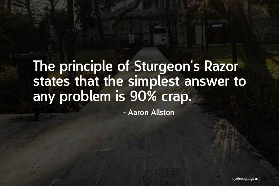 Aaron Allston Quotes 598715 Aaron Allston Quotes 598715