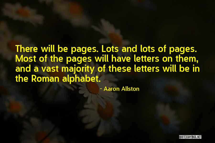 Aaron Allston Quotes 660130