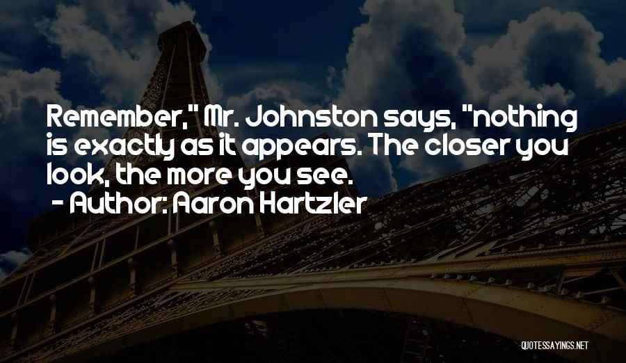 Aaron Hartzler Quotes 273453