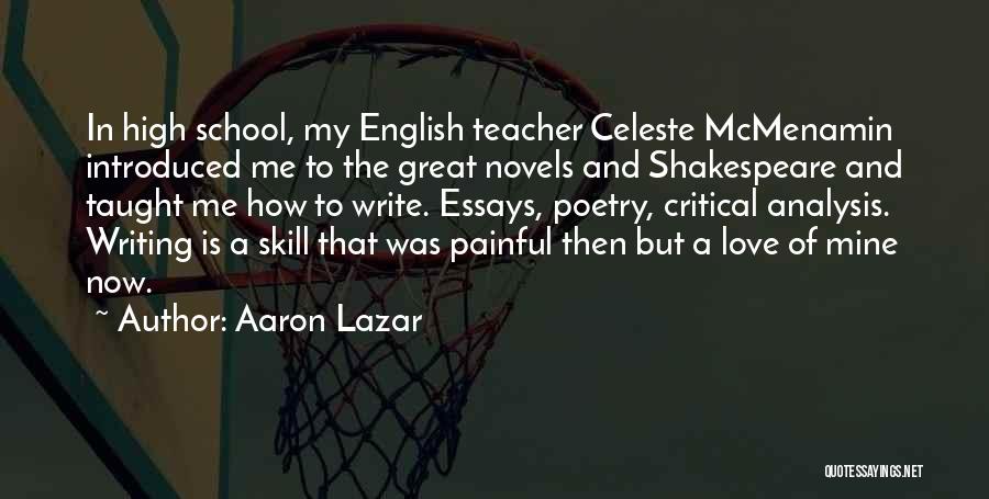 Aaron Lazar Quotes 1332190