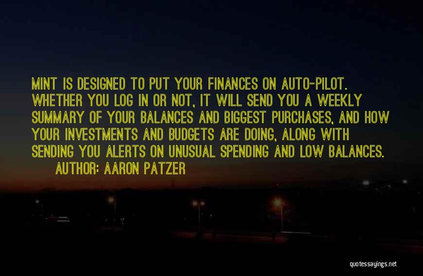 Aaron Patzer Quotes 528216