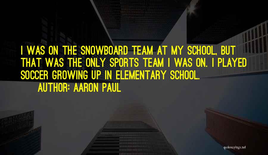 Aaron Paul Best Quotes By Aaron Paul