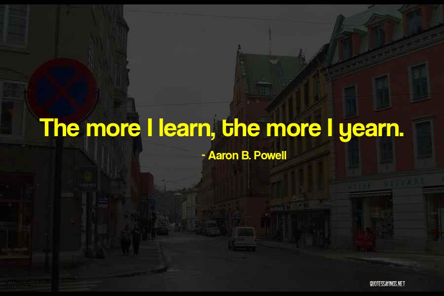 Aaron Powell Quotes By Aaron B. Powell Aaron Powell Quotes By Aaron B. Powell