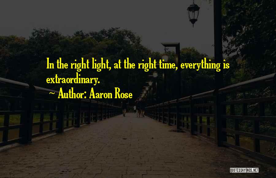 Aaron Rose Quotes 249088