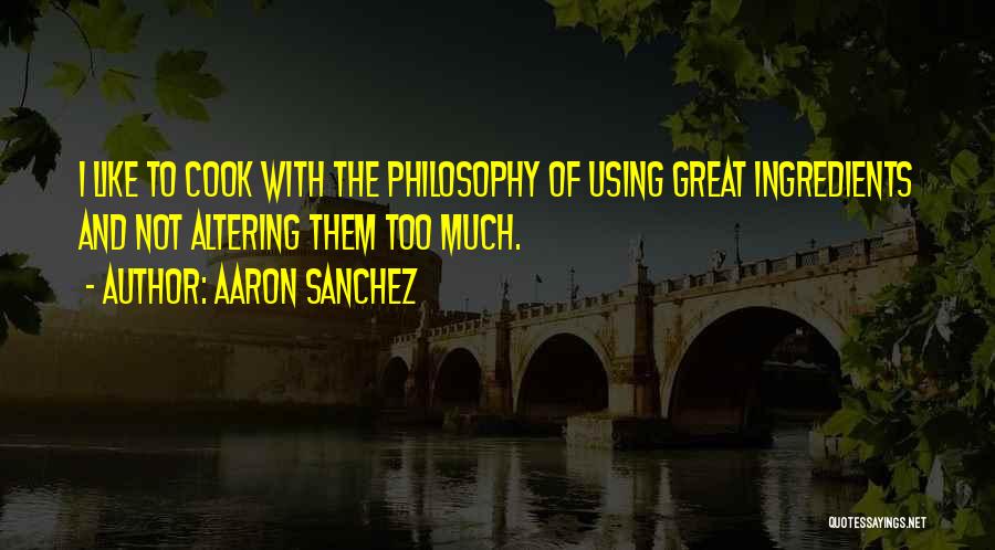 Aaron Sanchez Quotes 1277046