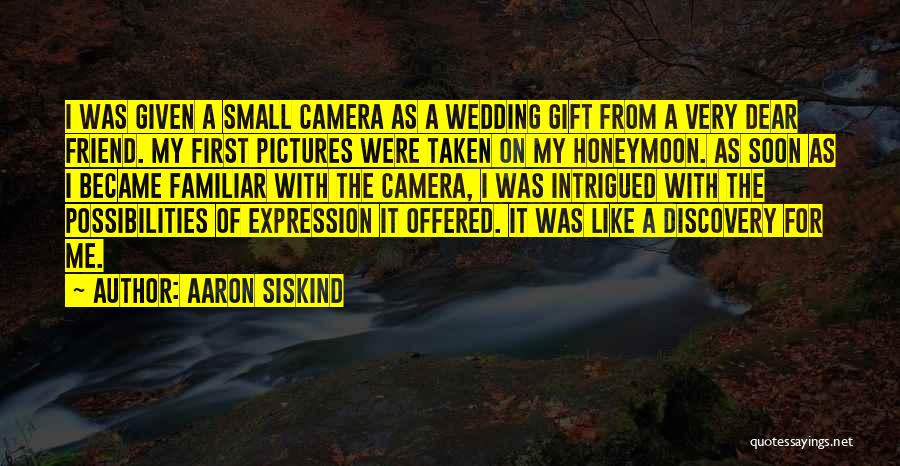 Aaron Siskind Quotes 415777