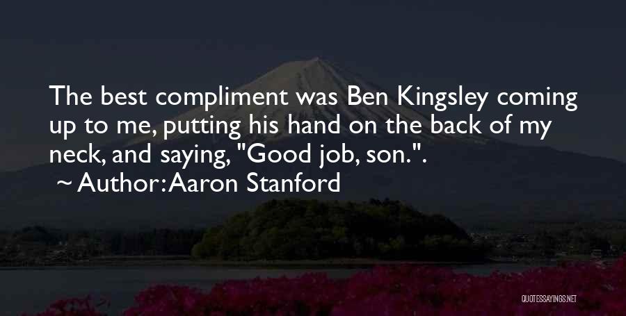 Aaron Stanford Quotes 1091096