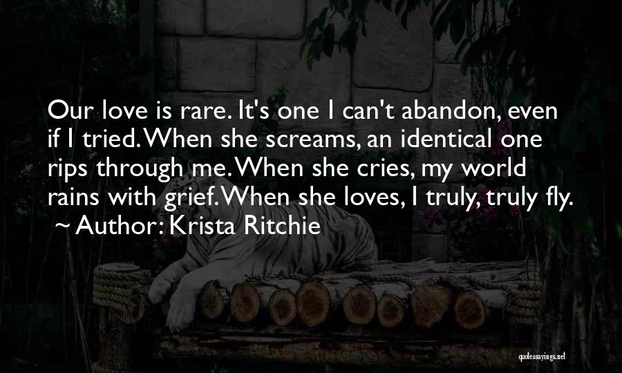 Abandon Love Quotes By Krista Ritchie