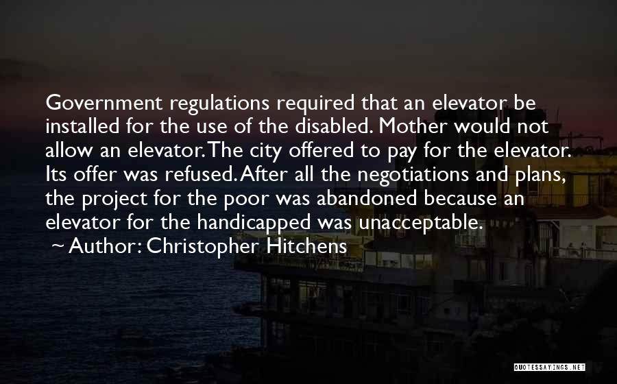 Abandoned Mother Quotes By Christopher Hitchens