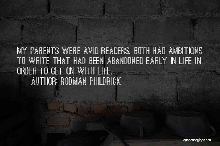 Abandoned Parents Quotes By Rodman Philbrick