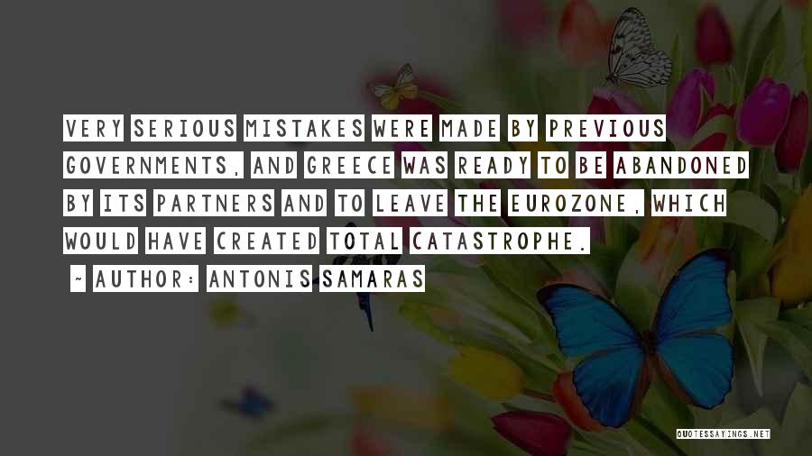 Abandoned Quotes By Antonis Samaras