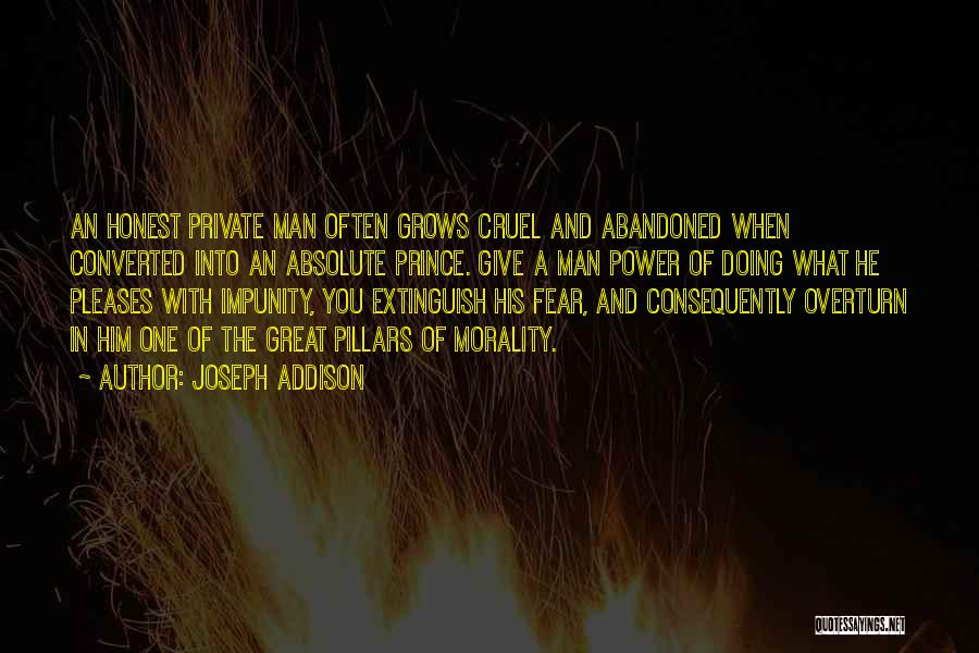 Abandoned Quotes By Joseph Addison